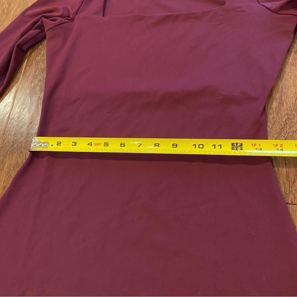 Susana Monaco open front mock neck long sleeve dress - Picture 14 of 16